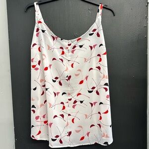 Lane Bryant Light Weight Floral Sleeveless Blouse Size 22‎